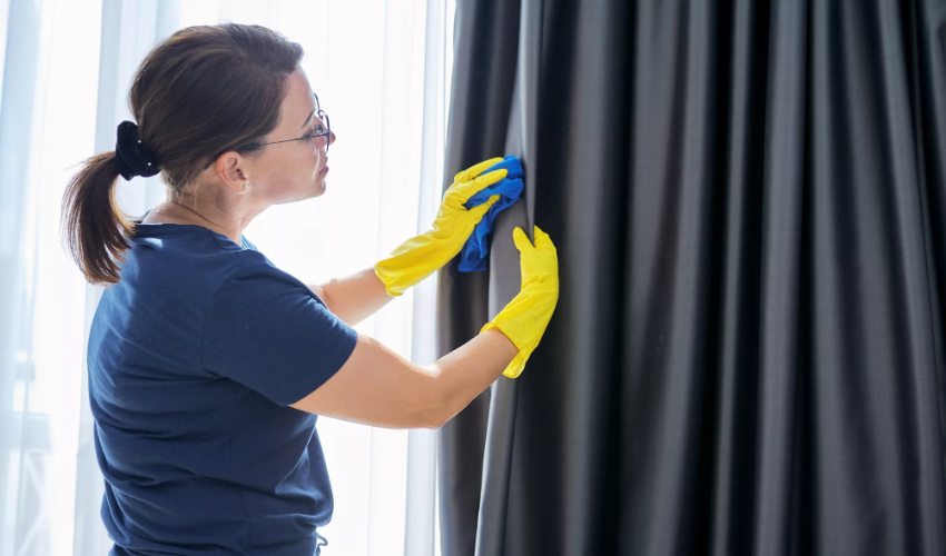 Dust Your Curtains Regularly